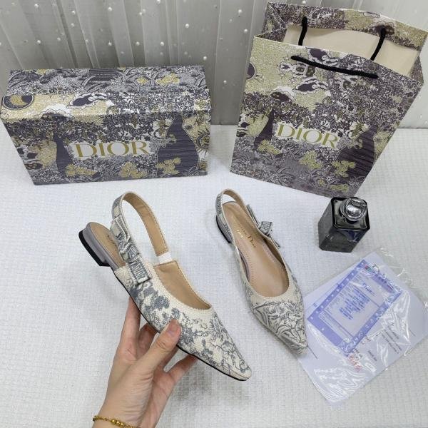 Christian_Dior_JAdior_Slingback_Grey_Dior_Embroidery_Flat_With_OG_Box_Dust_Bag_&_Carry_Bag_5108_Grey