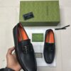 Guccii Leather Luxury Loafer Black L13