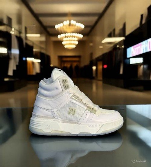 AMIR.I MA 1 BEIGE CREAM HIGH TOP SNEAKER PREMIUM