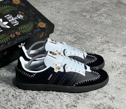 Adidass samba og dia de los muertos black sneakers
