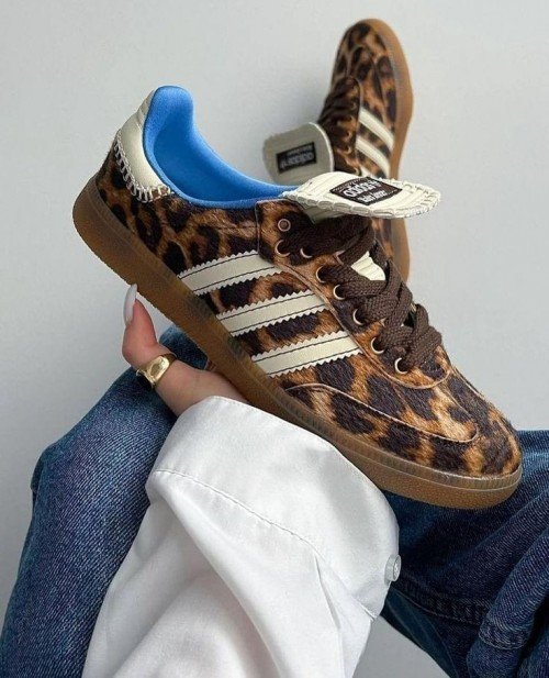 Adidass x Wales Bonner Samba Leopard Pony