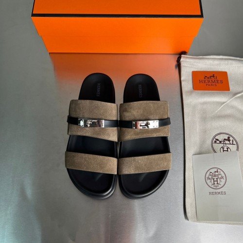 Hermes Jackson Sandal Premium Original Suede