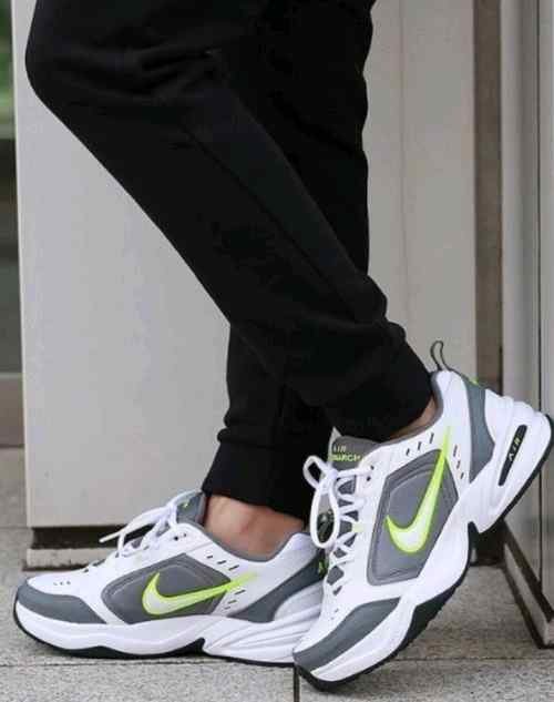 Nikee Air Monarch Iv Trainers X White Cool Grey