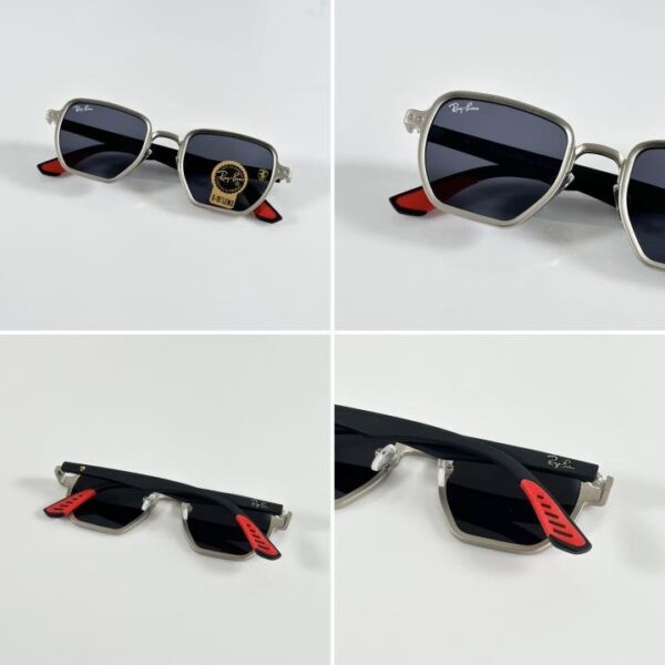 Rayban 08 Silver Black