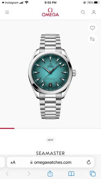 Omeg_a Seamaster Aqua Terra 150M Turquoise