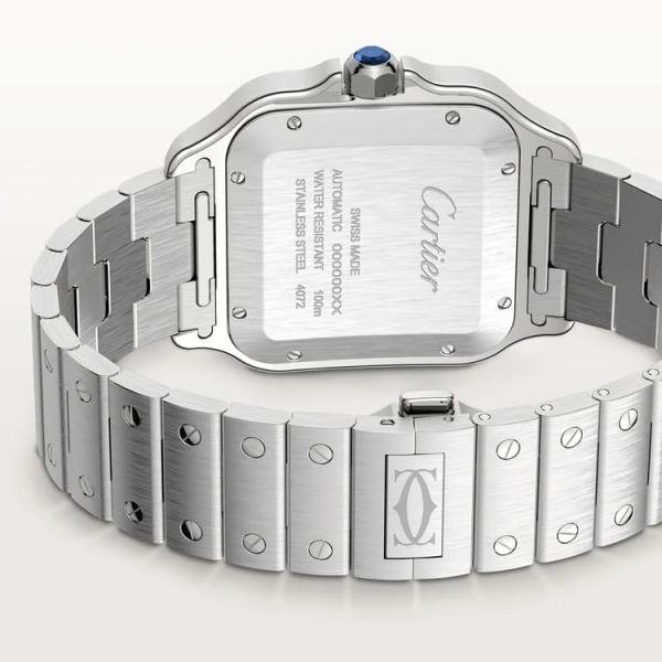 Cartie_r Santos Automatic silver blue