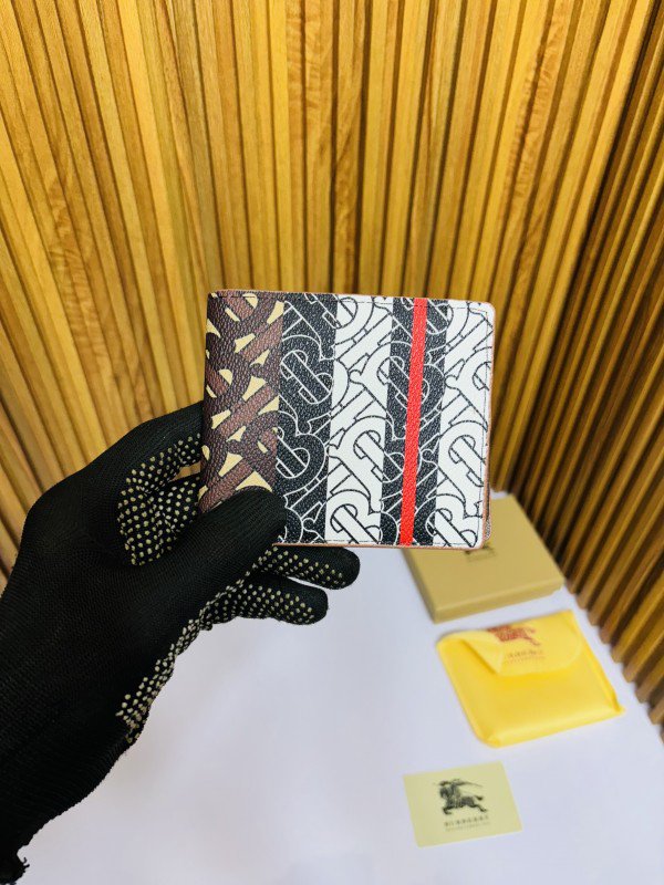 87 BURBERR_Y PRINTED PREMIUM QUALITY WALLET WITH BOX