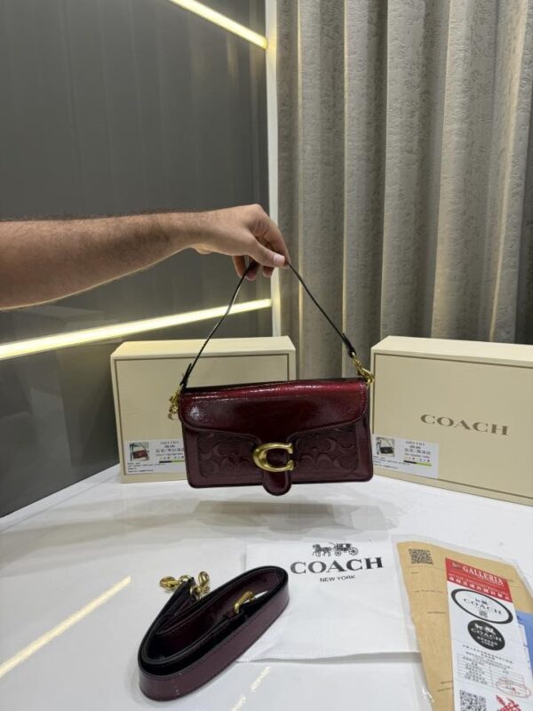 COAC.H MAROON SLING BAG PREMIUM WITH OG GIFT BOX & PACKING