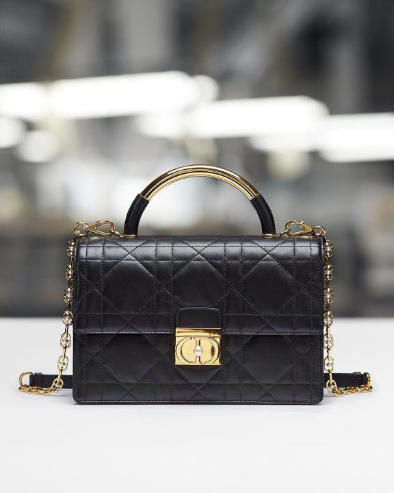 Christian_Dior_Mini_Ange_Bag_Black_Macrocannage_Lambskin_With_OG_Box_&_Dust_Bag_1305_Black