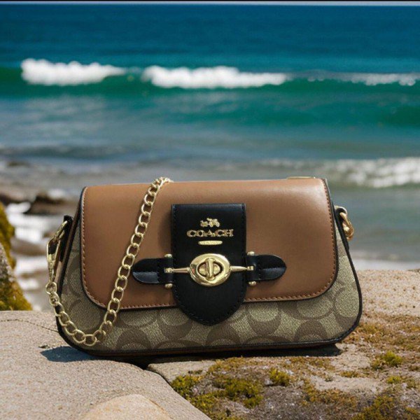 Coach_Brie_Shoulder_Bag_With_OG_Box_&_Dust_Bag_Apricot_Brown_2382