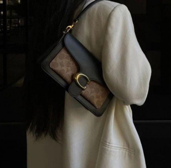 Coach_Tabby_26_Black_&_Brown_With_OG_Box_&_Dust_Bag_Black_&_Brown