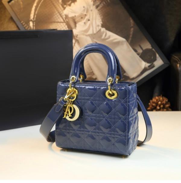 Christian_Dior_Lady_Dior_Handbag_Leather_Glossy_Blue_With_OG_Box_&_Dust_Bag_621_Bright_Blue