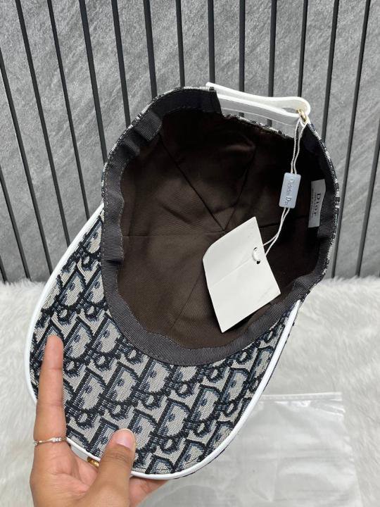 Christian_Dior_Black_Monogram_Premium_Unisex_Cap_With_Brand_Polly_Bag