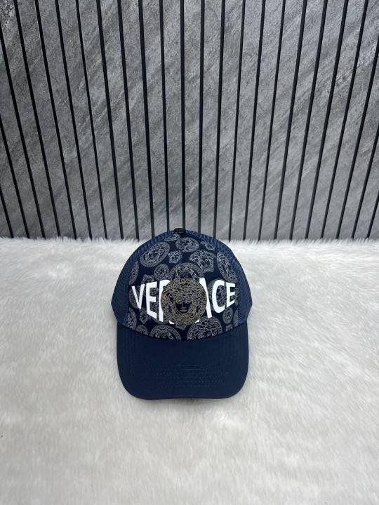 Versace Medusa Front Logo Premium Trucker Hat With Safety Box