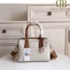 Michael Kors MK Boston Sling Hand Bag With Dust Bag & Shoulder Strap (White - 320)