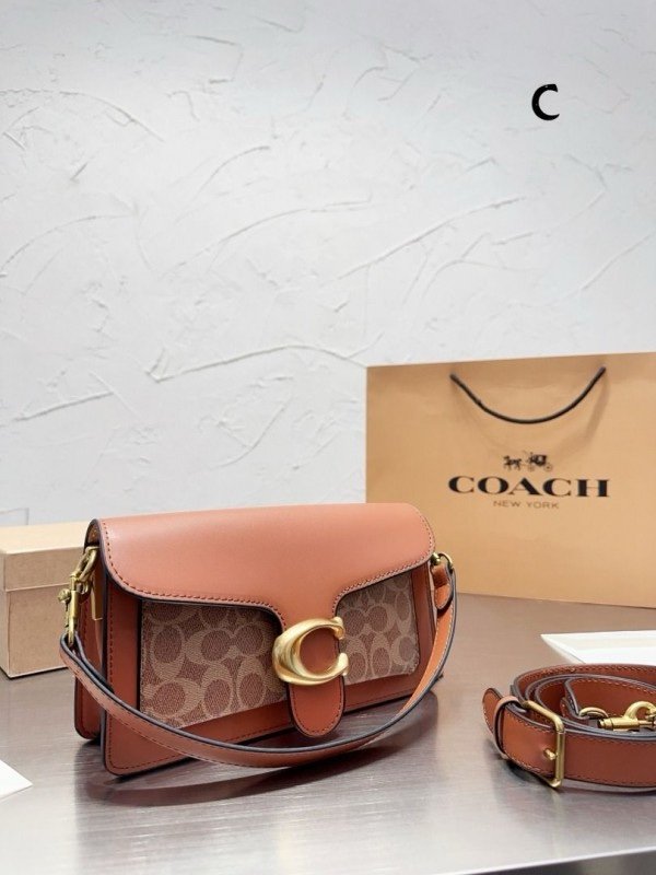 Coach Tabby 26 be Shoulder Bag With OG  Box & Dust  Bag (Printed Brown-246)(BSB)