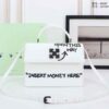 Off-White Leather Insert Money Here Jitney 1.4 Shoulder Bag (Insert Money Here 88537 White)