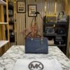 MICHAE L KORS CYNTHIA HANDBAG WITH OG DUST BAG PREMIUM QUALITY BLUE