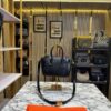 GIVENCHY BLACK GLOSSY CROCO PRINT HANDBAG WITH DUST BAG PREMIUM QUALITY(MT)