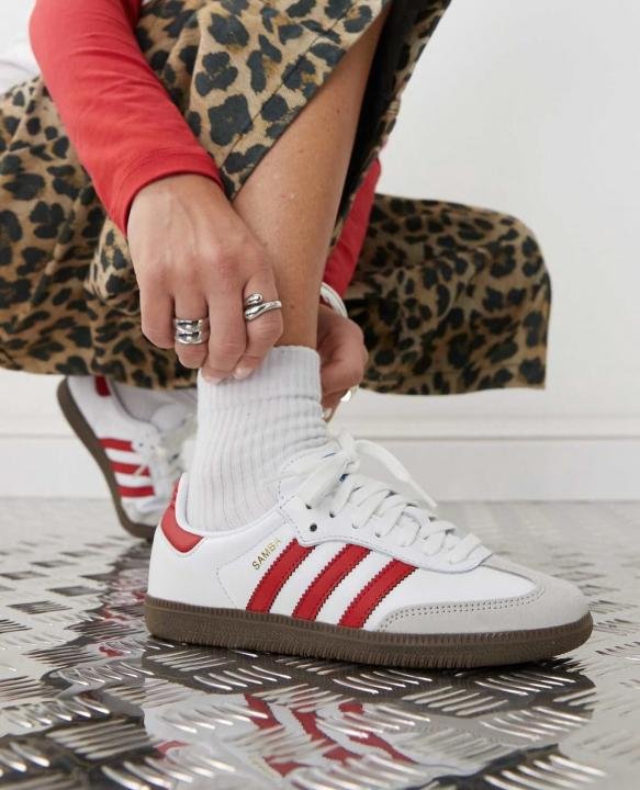 Addidas Samba OG White Red women