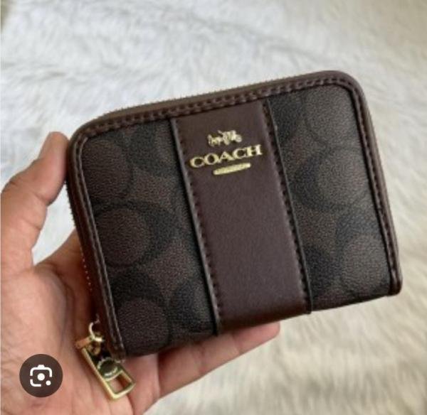 Coach Zipper Small Wallet With Orignal Box DustBag