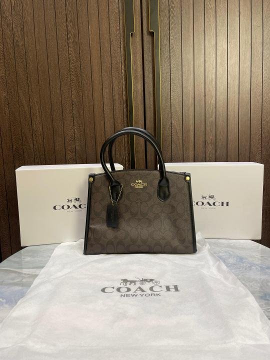 Coac_h Satchel Top Handle Sleek with magnet box 534