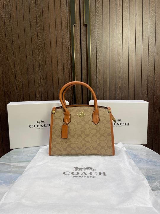 Coac_h Satchel Top Handle Sleek with magnet box 536