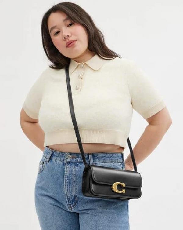 Coach_Idol_Medium_Bag_23_CP131_Black_High_Quality_Wid_OG_Box_&_Dust_Bag_CP131_Black