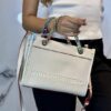 KARL LAGERFIELD SAVOIE WHITE LEATHER BAG PREMIUM WITH OG DUST BAG