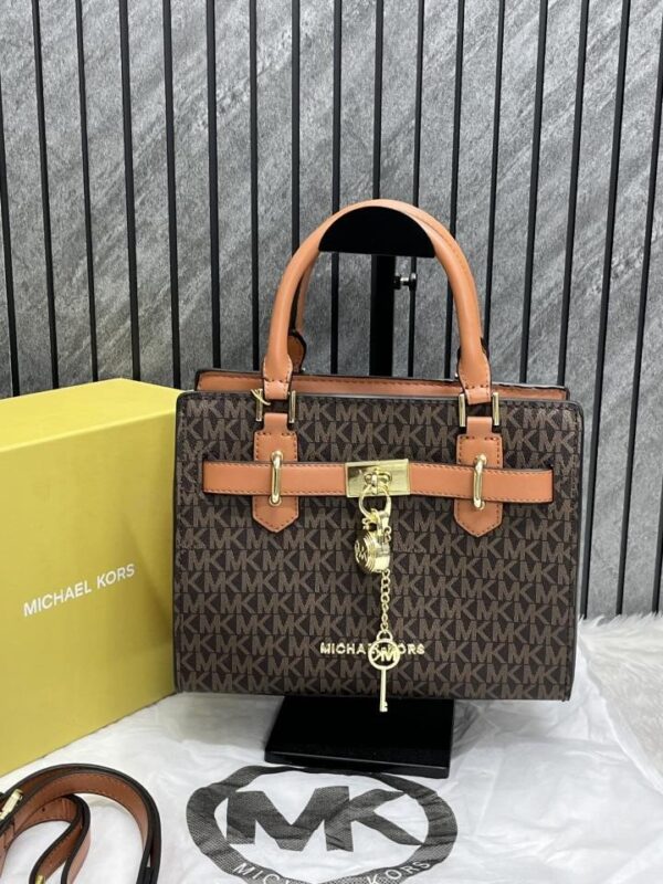 Michael_Kors_Hamilton_Small_Satchel_Bag_With_CrossbodySling_OriginalBox_Packing