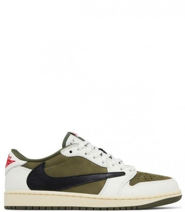 Travis Scott x Air Jordan 1 Retro Low OG SP Reverse 2024 Olive Medium Olive