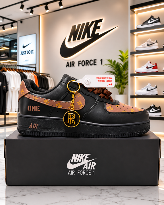 Nikkee Airforce 1 Low LV Custom Black